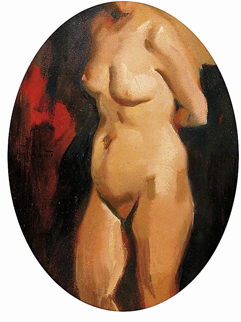 Hugo von Habermann - Torso